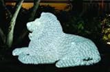 Giant Commercial Acrylic LED Male Lion Christmas Display - 2,200 LED Lights