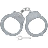 Chain Link Handcuff, Nickel Finish