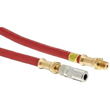 Alemite B6703-A Grease Gun Hose, 12" Length, 4,800 psi Working Pressure, Use with Coupler 308730 & Hose 317850-1, 1/8" NPTF
