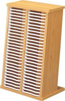 more wood 収納ケース モア CDスタンド (52枚収納) W52
