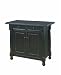 Kitchen & Housewares : Michael Scott Avalon Kitchen Cart Island with Premium Charcoal Granite Top, Antique Black