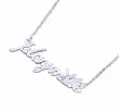 Clear Bunny 16 inch Necklace