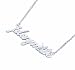 Clear Bunny 16 inch Necklace