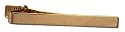 PLAIN POLICE SHERIFF SECURITY ARMY MILITARY FIRE UNIFORM DRESS TIE CLIP GOLD FINISH, 2" Long x 3/16"