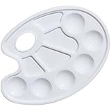 Art Alternatives Paint Tray Palette, 10 Wells with Thumb Hole Pack of 1