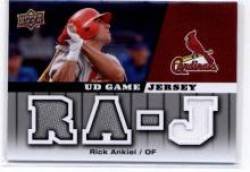2009 Upper Deck UD Game Jersey #JG-AN Rick Ankiel - St. Louis Cardinals (Baseball Cards)