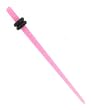 Acrylic Neon Taper - Pink - 16G - Sold as a Pair