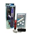 Purple Jelly Crystals Rabbit Vibrator Pearl Adult Sex Toy Kit