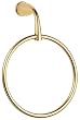 Danze D441112PB Plymouth Towel Ring, Polished Brass