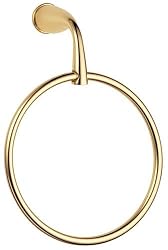 Danze D441112PB Plymouth Towel Ring, Polished Brass