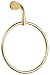Danze D441112PB Plymouth Towel Ring, Polished Brass