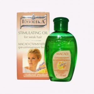 Hair Stimulant Oil For Weak Hair - 1 x 55 ml / 1.86 Fl. Oz. 100% Pure Natural Product - ETERIKA