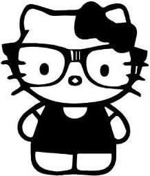 Hello Kitty Nerd Vinyl Sticker Decal