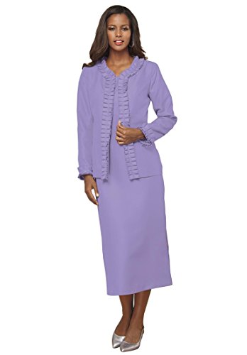 Roamans Women's Plus Size Pleated Jacket Dress