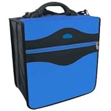 424 Disc Capacity Blue Fabric CD DVD Wallet