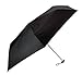 All-Weather Solid Black Mini Umbrella