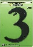 House Number- 6 Inches Plastic