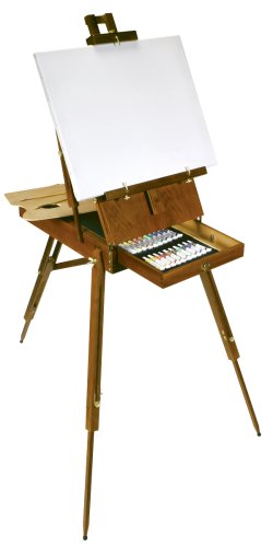 Italian Floor Easel with Art Accessories