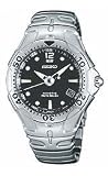Seiko Men's Stainless Steel Kinetic Watch #SMA003