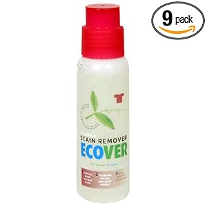 Ecover Stain Remover, 6.8-Ounce Bottle (Pack of 9)