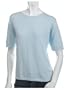 Bill Blass Women's Crew Rib Short Sleeve Sweater