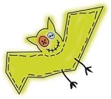 Imaginisce Spooky Town Snag'em Stamps-Bat SPT-SNAG-1769, 12 Item(s)/Order