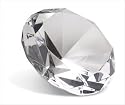 Huge Diamond Paperweight 10cms dia.