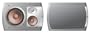 JBL S36 3-WAY 6" Horizontal Mirror-Image On-Wall Mountable Speaker