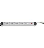 Wentronic Steckerdosenleiste &Uuml;berspannungsschutz (9x Schuko Kindersicherung) 1,4 m