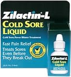 Zilactin Cold Sore Liquid With Maximum Strength 0.20 314SNXCFE8L. SL160 Zilactin Cold Sore Liquid With Maximum Strength 0.20