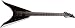Fernandes Guitars Vortex Deluxe Limited Snow White Beveled Electric Guitar, Black with white beveles