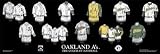 Oakland Athletics 5 x 15 Uniform History Plaque