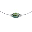 Handcrafted Mood Bead Stardust Rondelle Choker Necklace