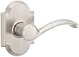 Kwikset Austin Right-Handed Half-Dummy Lever in Satin Nickel
