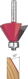 Freud 40-202 30-Degree Chamfer Router Bit with 1/4-Inch Shank