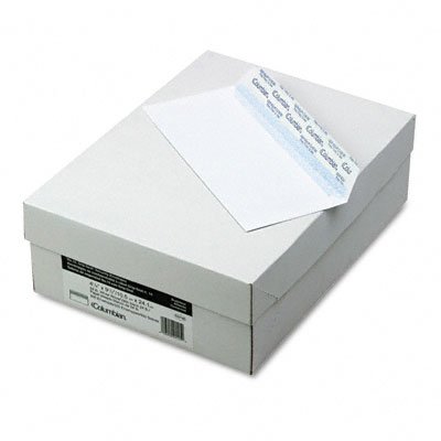 White business envelope with a 24-lb. paper stock features a Grip-Seal 