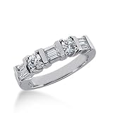 14K Gold Diamond Anniversary Rings 14K-AR27121903 0.82 Ctw.
