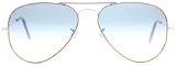 Ray-Ban RB3025 Aviator Sunglasses,Moss Pink Frame/Blue Gradient Lens,55 mm