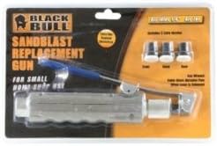 New Buffalo (BFOSBRG) Sand Blaster Replacement Gun, 1/4" Air Inlet, Includes 2.5mm, 3mm and 3.5mm Nozzles