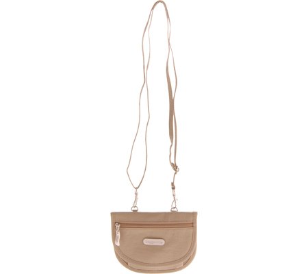 Baggallini Crinkle Nylon Teenee Bagg-Khaki