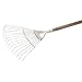 Draper Expert 44983 Stainless Steel Lawn Rake with FSC-Certified Ash Handle