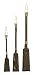 Set of 3 Oar Wood Nautical Wall Decor 31", 26", 20" Boat Ship Sea Beach Art