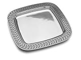 Wilton Armetale 377184 Laurelberry Square Serving Tray 14-in. by Wilton Armetale