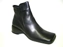 Women's Italian Leather Ankle Boot, Fleece Lined, Made in Italy