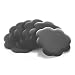 Foot Petals Black Iris Tip Toes, Triple Pack