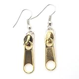 Zip Hook Earrings (Gold)