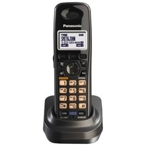 Panasonic DECT 6.0 Black Digital Cordless Extra Handset for TG9390 Series Phones... by Panasonic
