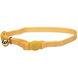 Coastal Pet Products CCP7001BBT Nylon Safe Cat Adjustable Breakaway Collar with Bells, Banana Boat