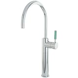 Kingston Brass FS8031DGL Green Eden Single Handle Vessel Sink Faucet without Pop-up & Plate, Chrome