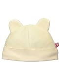Cozie Fleece Hat with Ears by Zutano - Off-White - 0-6 Mths